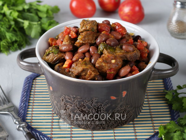 Лобио из фасоли с мясом (классический рецепт), рецепт с фото