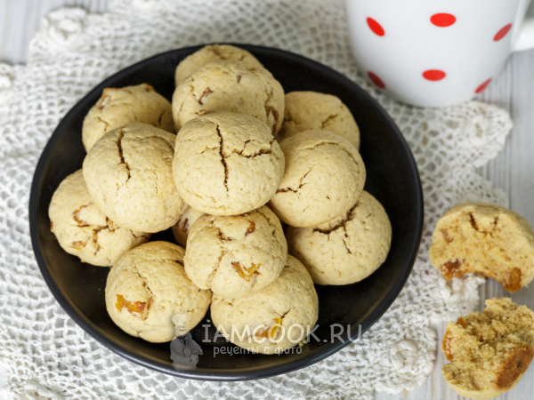 Овсяное печенье с курагой, рецепт с фото