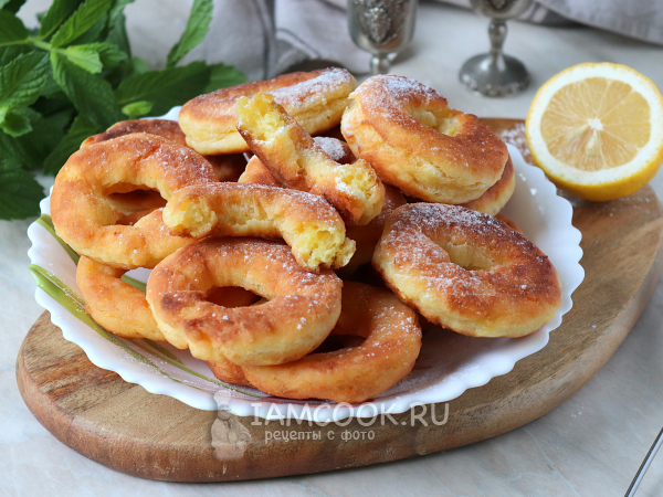 Калачи из творога на сковороде, рецепт с фото