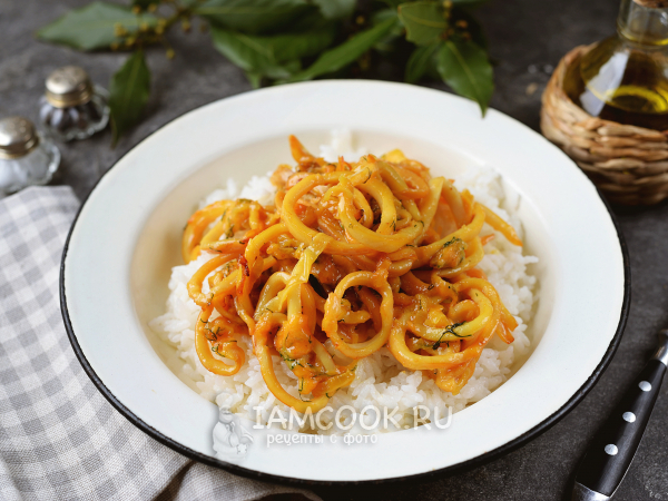 Жареные кальмары с сыром (к пиву), рецепт с фото