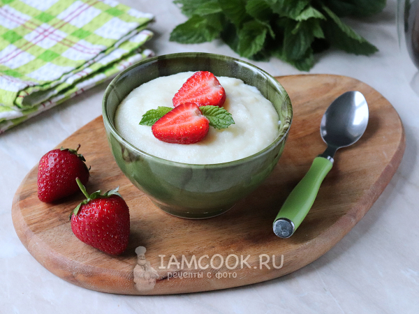 Манная каша без комочков в мультиварке, рецепт с фото