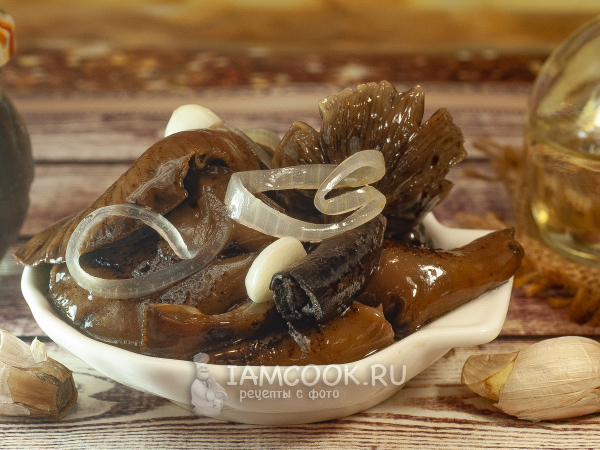 Маринованные опята с луком и маслом на зиму, рецепт с фото
