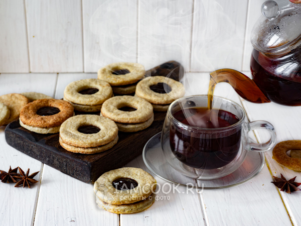 Творожное печенье с вареньем (джемом), рецепт с фото