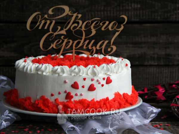 Торт «Красный бархат» в мультиварке, рецепт с фото