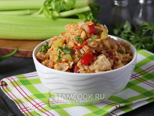 Джамбалайя с курицей, рецепт с фото