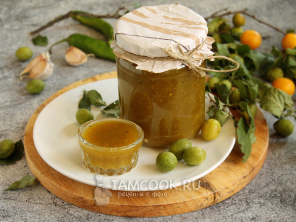 Ткемали из зеленой алычи, рецепт с фото