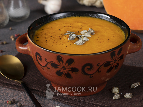 Суп-пюре из тыквы и цветной капусты, рецепт с фото