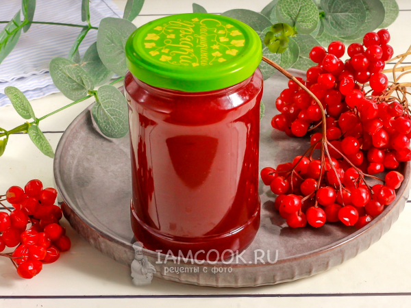 Сироп из калины на зиму, рецепт с фото