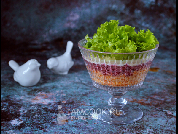 Салат «Дюймовочка», рецепт с фото