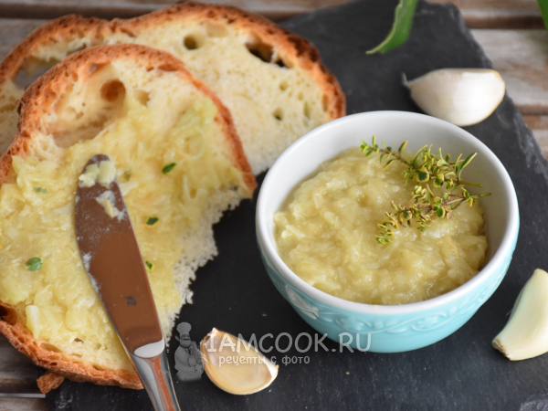 Чесночная паста, рецепт с фото