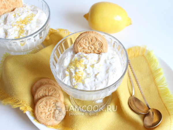 Лимонный поссет, рецепт с фото