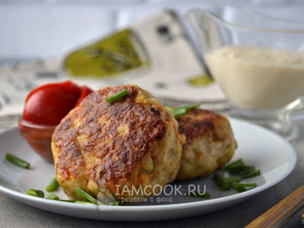 Котлеты из щуки с морковью и луком, рецепт с фото