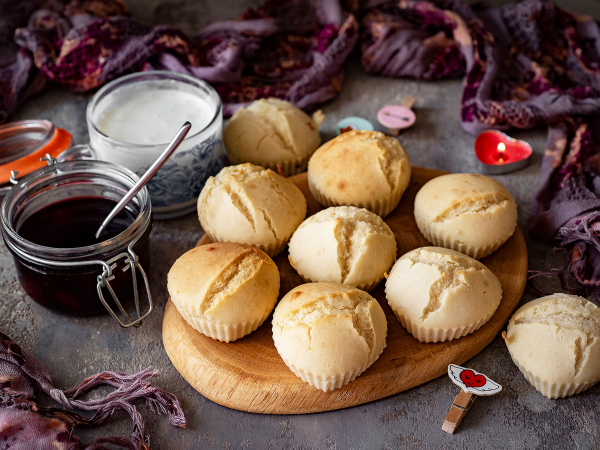 ПП кексы на рисовой муке, рецепт с фото