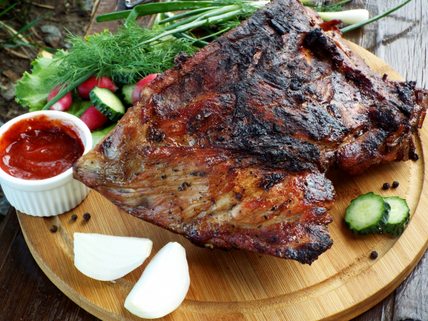 Свиные ребра на мангале (+рецепт маринада), рецепт с фото