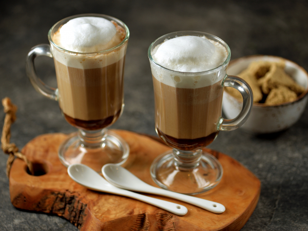 Латте с халвой, рецепт с фото