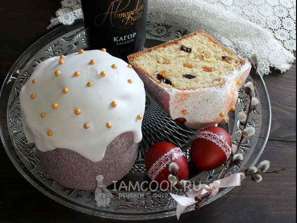 Кулич с манкой, рецепт с фото