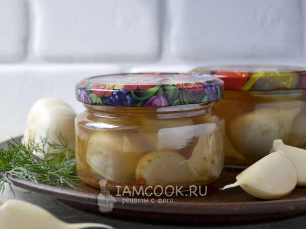 Маринованный чеснок по-армянски, рецепт с фото