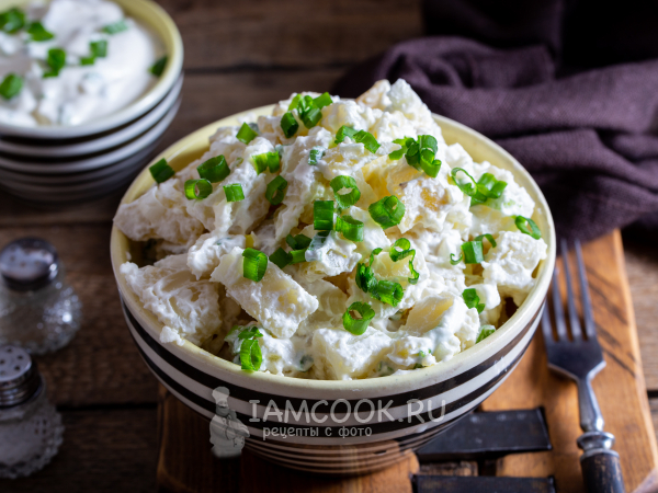 Шведский картофельный салат, рецепт с фото
