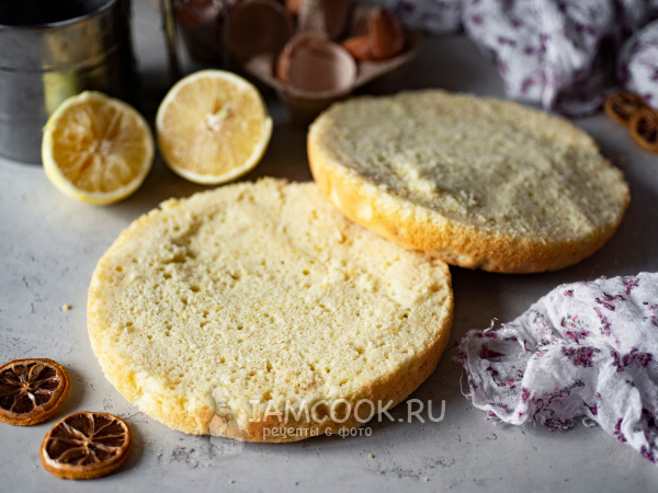 Лимонный бисквит в мультиварке, рецепт с фото