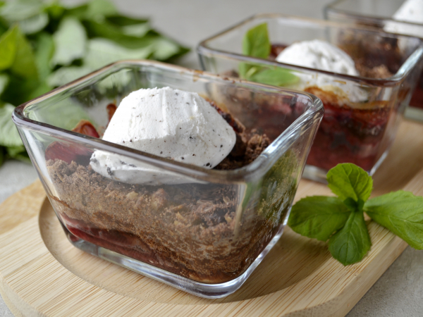 Шоколадный крамбл, рецепт с фото