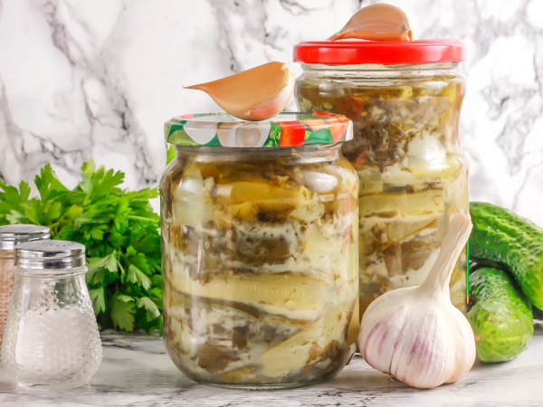 Салат «Дамские пальчики» из огурцов на зиму, рецепт с фото