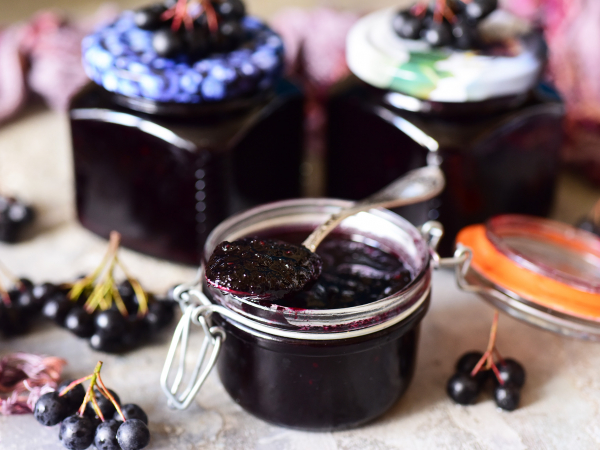 Джем из черноплодной рябины, рецепт с фото