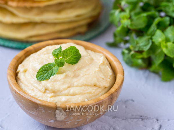 Яблочный заварной крем, рецепт с фото