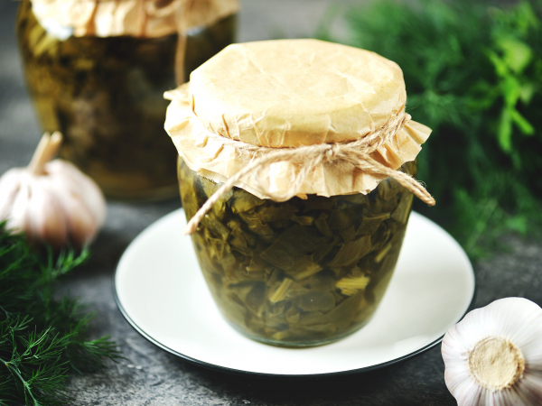 Консервированный (маринованный) щавель на зиму, рецепт с фото