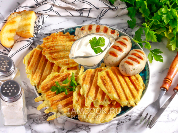 Картофельные драники на электрическом гриле, рецепт с фото