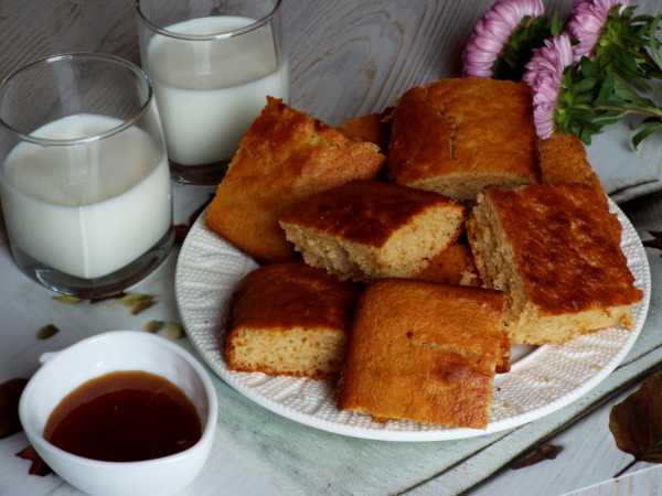 Медовый манник, рецепт с фото