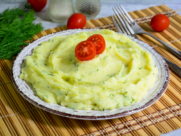 Картофельное пюре с укропом, рецепт с фото