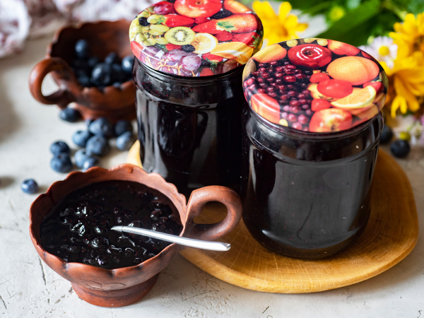 Густое варенье из черники на зиму, рецепт с фото