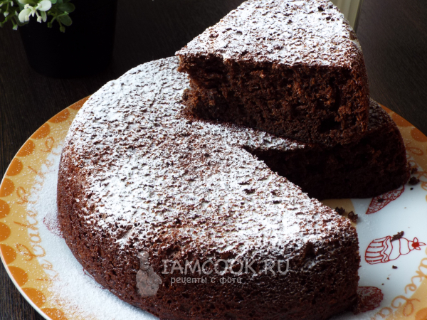 Коврижка на кефире с вареньем в мультиварке, рецепт с фото