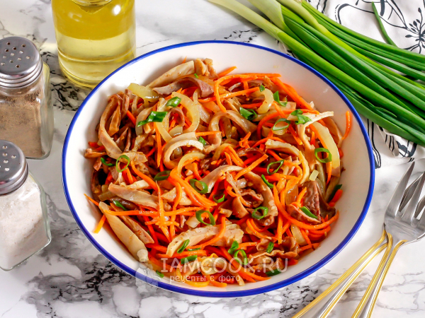 Требуха по-корейски, рецепт с фото