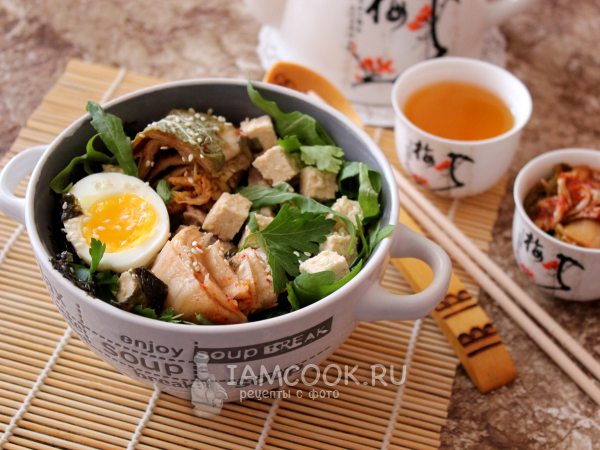 Кимчи рамен (азиатский суп), рецепт с фото