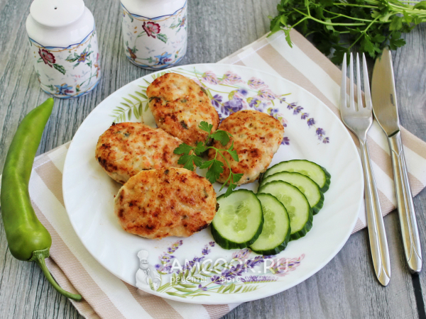 Котлеты из индейки с овощами, рецепт с фото