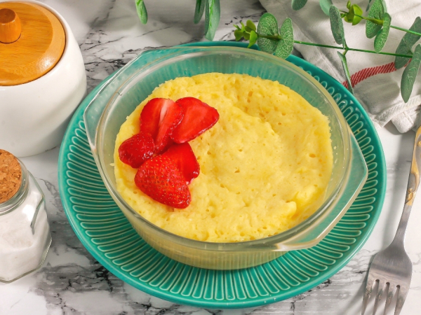 Творожная запеканка в микроволновке без манки, рецепт с фото