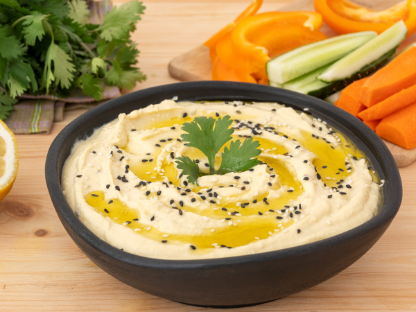 Хумус из нутовой муки, рецепт с фото