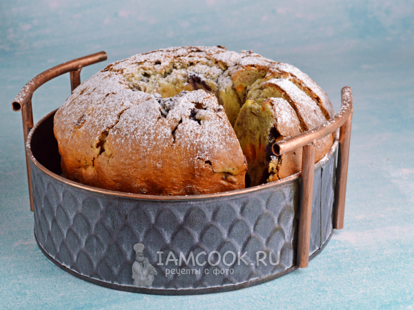 Кекс с маскарпоне и ягодами, рецепт с фото