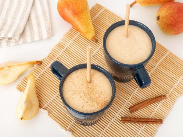 Молочный коктейль с грушей, рецепт с фото