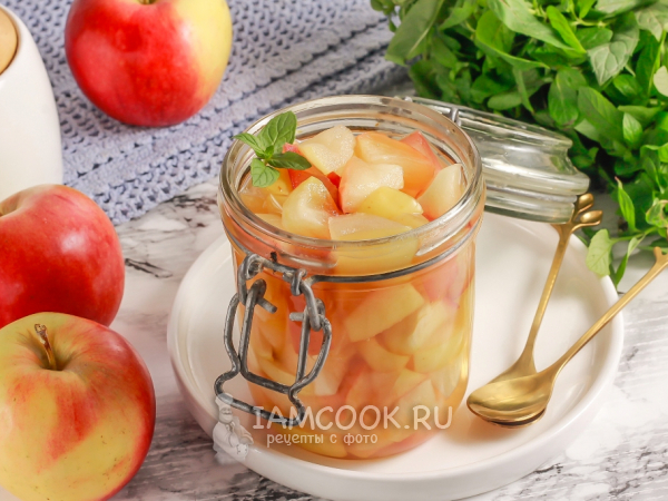 «Жареное» варенье из яблок на зиму, рецепт с фото