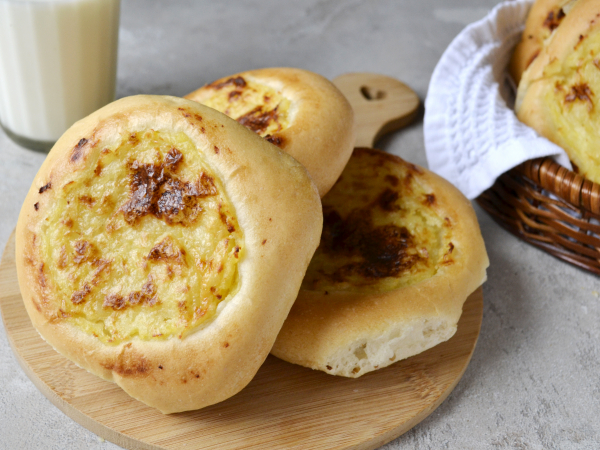 Постные ватрушки с картошкой, рецепт с фото