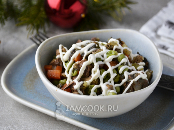 Салат «Новогодний хит», рецепт с фото
