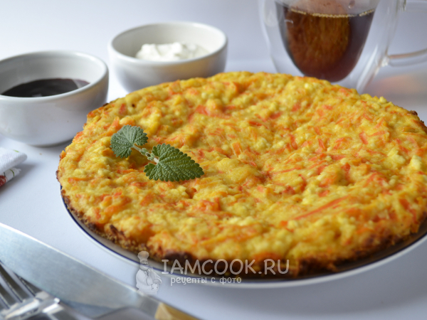 Творожная запеканка с морковью в мультиварке, рецепт с фото