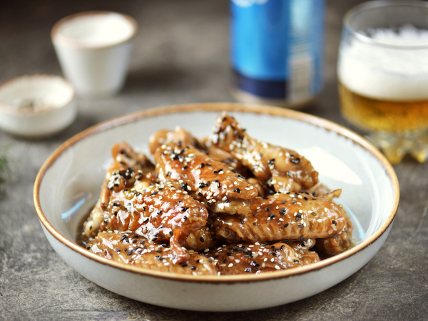 Куриные крылышки к пиву по-корейски, рецепт с фото