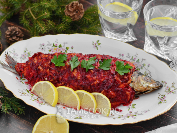 Сельдь под шубой в духовке, рецепт с фото