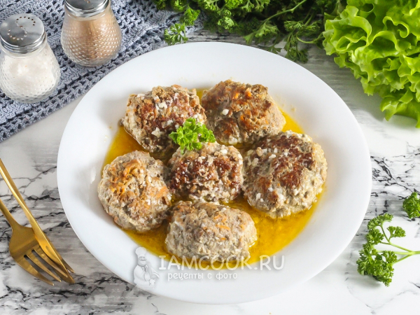 Тефтели с майонезом на сковороде, рецепт с фото