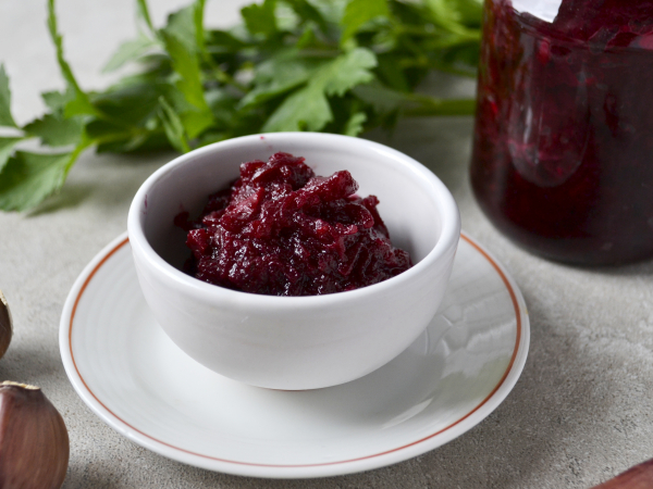 Икра из свеклы с чесноком на зиму, рецепт с фото