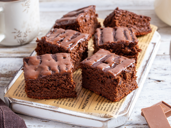 ПП брауни на сковороде, рецепт с фото