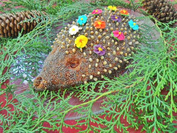 Торт «Ёжик» из печенья (без выпечки), рецепт с фото